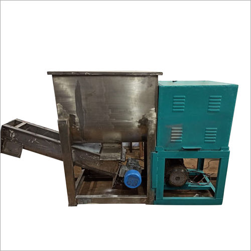 Bottom Screw Conveyor Discharge Ribbon Blender Machine