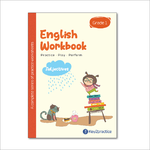 Kids Class 1 English Adjectives Practice Workbook