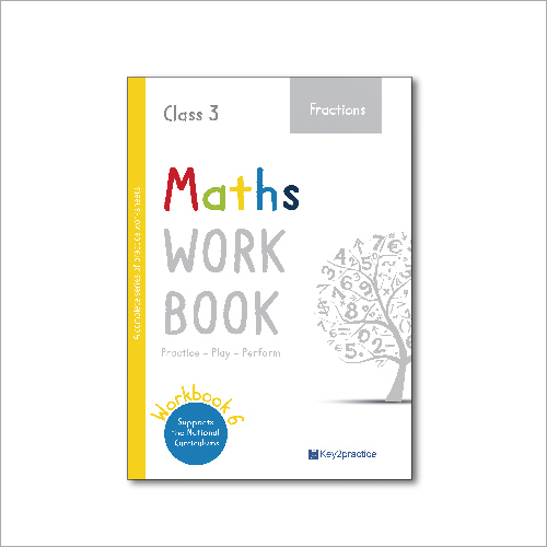 Kids Class 3 Maths Fractions Practice Workbook