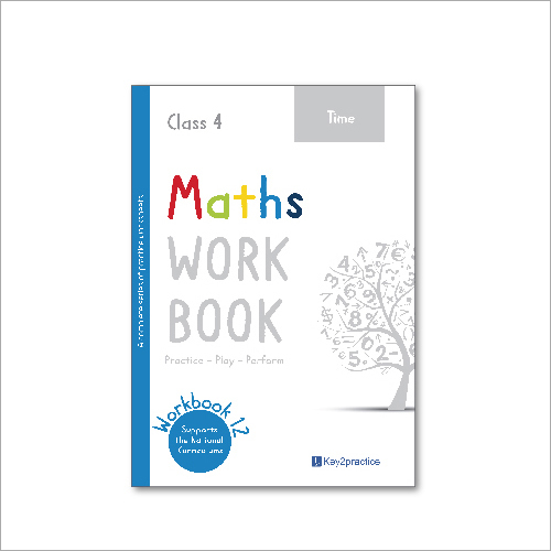 Kids Class 4 Maths Time Practice Workbook