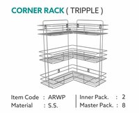 SS Corner Rack