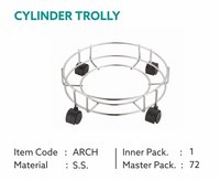 SS Cylinder Trolley