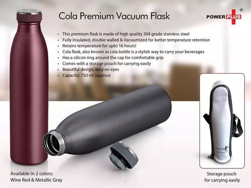 Available On Two Colors Cola Premium Vacuum Flask (750Ml)