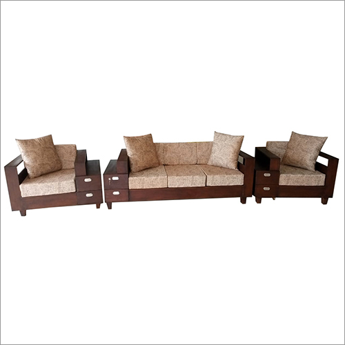 Wooden Cushion Sofa Set