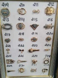 Metal Footwear & Apparels Buckles - Color: Gold