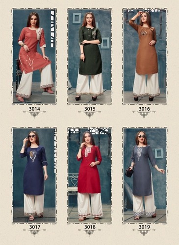 Grace Wholesale Designer Kurti Set - Color: As Per Catalog