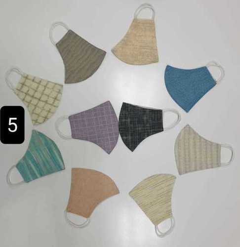 Cotton Printed Face Mask - 6x6x0.5 Inch (Unisex), Multi-Color, Breathable & Reusable For Pollution Protection