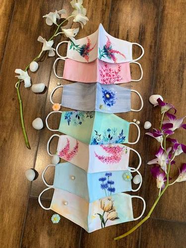 Cotton Printed Face Mask 0012