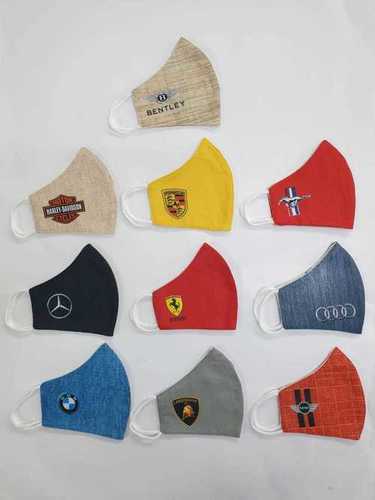 Cotton Printed Face Mask 0023 - 6 x 6 x 0.5 Inch Dimensions, Multi-Color Design | Breathable Fabric, Unisex Fit, Reusable & Washable Face Protection