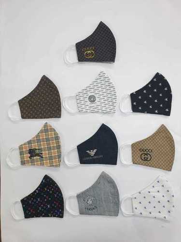 Cotton Printed Face Mask 0024 - 6 x 6 x 0.5 Inch, Multi Color | Soft Breathable Fabric, Unisex Design, Reusable & Washable Face Protection
