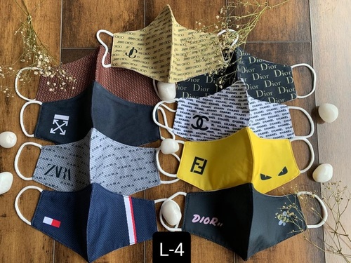 Cotton Printed Face Mask L004