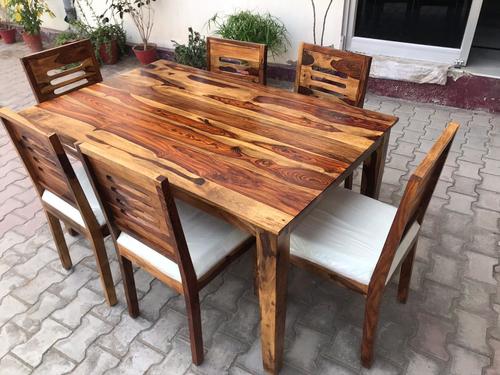 Solid Sheesham Wood Dining Table