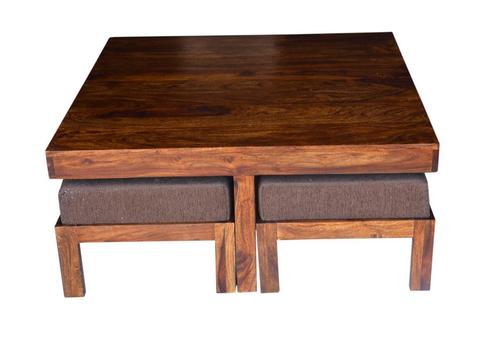 Solid Sheesham Wood Adjustable Table By Mehar Traders