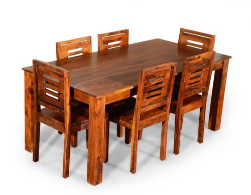Sheesham Wood 6 Seater Dining Table