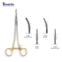 Hysterectomy Forceps - Japanese Steel, 12.5 Cm Length, Polished Finish | Individual Pack, Ethylene Oxide Sterilization, Ring Handle