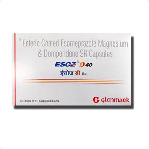Enteric Coated Esomeprazole Magnesium and Domperidone SR Capsules - 10 Boxes Suitable for Adults and Teenagers Relieves Heartburn and Swallowing Difficulties