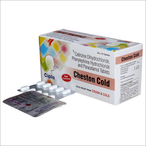 Cetirizine Dihydrochloride - Phenylephrine Hydrochloride And Paracetamol Tablets