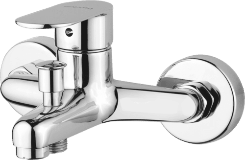 Single Lever Wall Mixer with Wall Flange