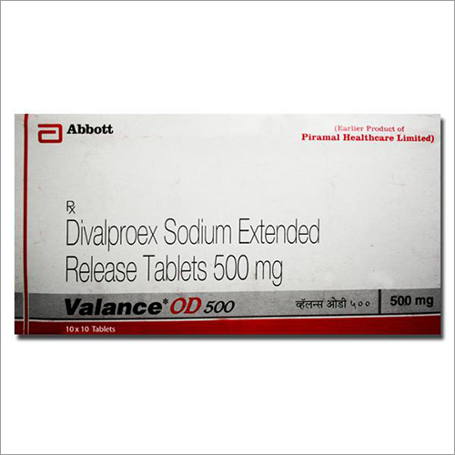 500 mg Divlproex Sodium Extended Release Tablets - 500mg Dosage, Once Daily Dose, Blister Pack, Extended Release