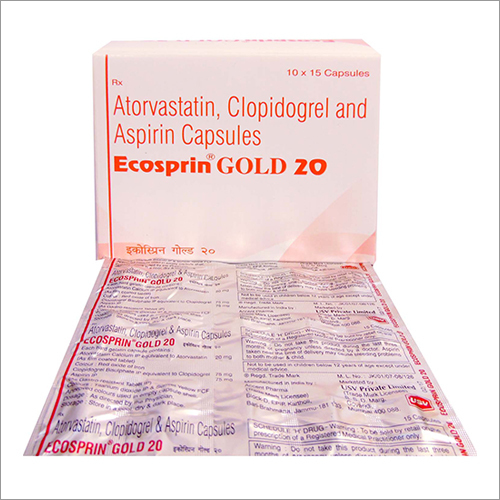 Atorvastatin - Clopidogrel And Aspirine Capsule General Medicines