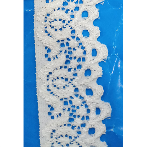 White 8 Inch Nylon Lace