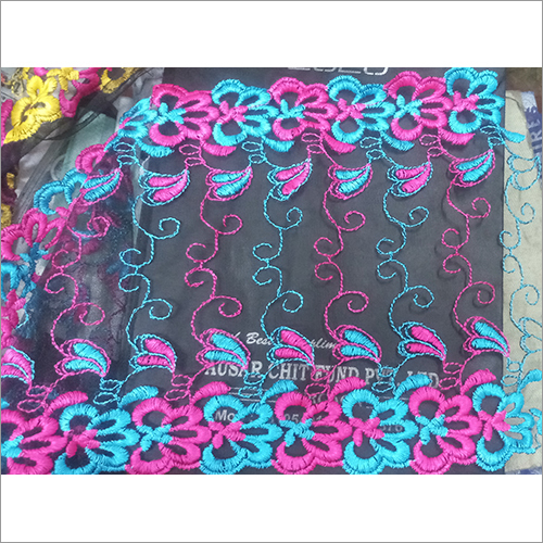 Multicolor 10 Inch Net Multi Embroidery