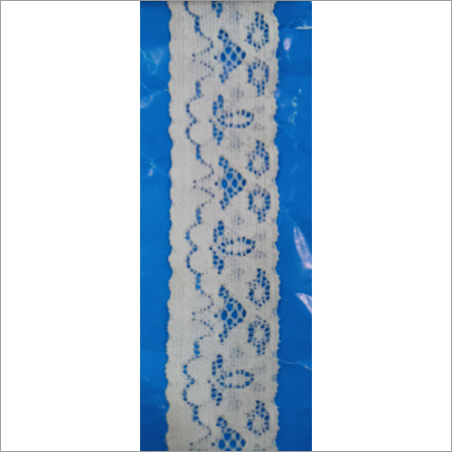 White Lycra Lace Length: As Per Requirement Perch