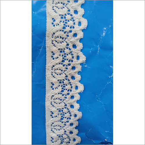 White Cotton Lace Length: As Per Requirement Meter (M)