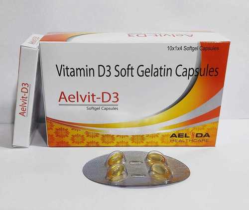 Vitamin D3 Soft Gealtin Capsules