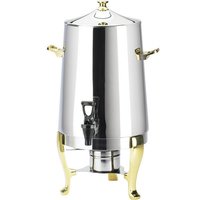 Coffee Urn - 1.5 Gallons | Stainless Steel, Polished Finish, Swing Spout With Pedestal Base, Dimensions 14" X 14" X 24"