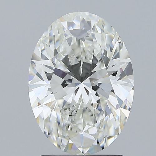 2.02ct Lab Grown Diamond CVD F VS2 Oval Brilliant Cut IGI Crtified