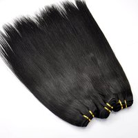 Factory Rate 100 Percent Cuticle Straight  Human Hair Extension