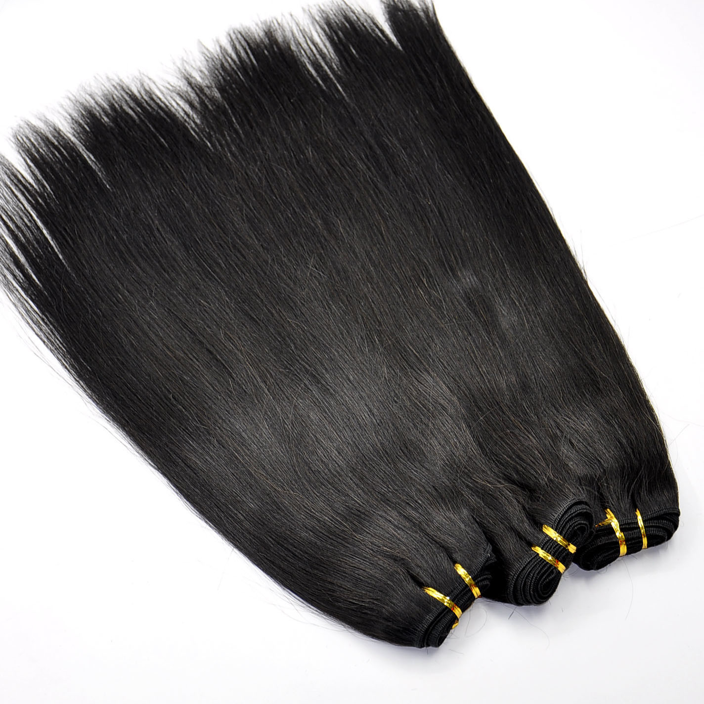 Factory Rate 100 Percent Cuticle Straight  Human Hair Extension