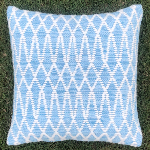 Both Front and Back Handwoven Outdoor Polyester Cushion Cover