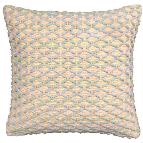 Square  Cotton and Polyester Cushion Cover