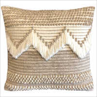 Stylish  Wool and Polyester Cushion Cover