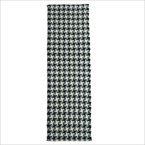Handwoven Polyester Runner Rug