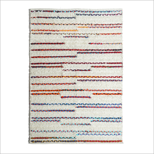 Handwoven Wool And Chindi Rug