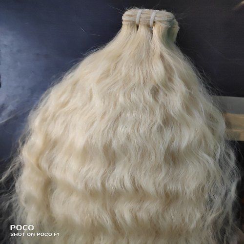 New Arrival Single Drawn Blonde Human Hair Extensions