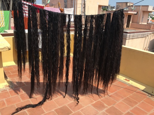 100 % Natural Unprocessed Indian  Long Human Hair