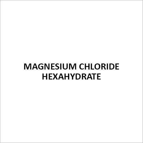 Magnesium Chloride Hexahydrate By RIHU INDUSTRIES