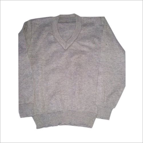 Wool Kids Plain School Sweater