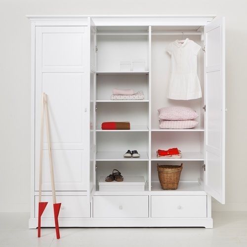 Kids Wooden Wardrobe