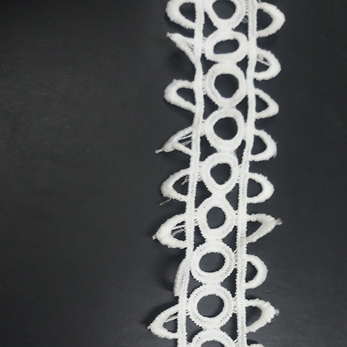 White Cotton Fitta Lace
