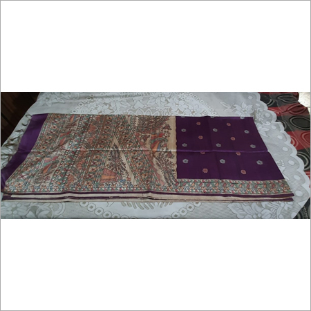 Madhubani Gicha Silk Saree
