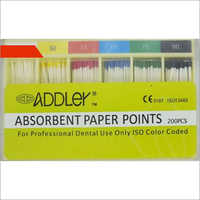 Size 45-80 Percent Addler Absorbent Paper Point