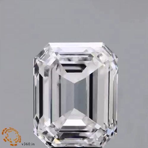 Emerald Cut 1.50ct Lab Grown Diamond CVD F VS1 IGI Crtified Stone