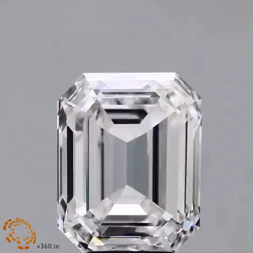 Emerald Cut 1.50ct Lab Grown Diamond CVD I SI1 IGI Certified Stone 464114635