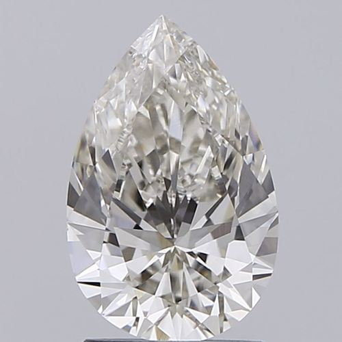 Pear Cut 1.56ct Lab Grown Diamond CVD I VVS2 IGI Crtified Stone