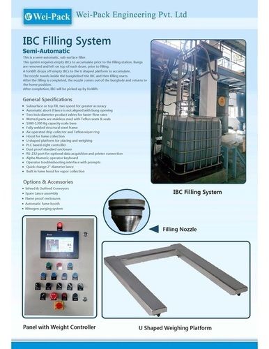 High Efficiency Automatic Ibc Filling Machine